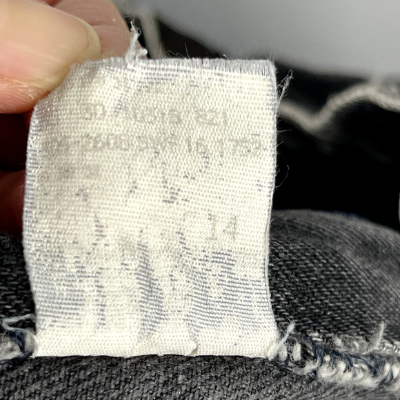 Vintage Lee Jeans Women 14 High Rise 28x29 Tapered Faded 80s 90s USA Made - Picture 12 of 16